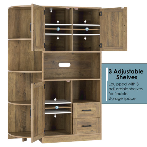 Laurel Foundry Modern Farmhouse Straun Kitchen Pantry With Farm Doors